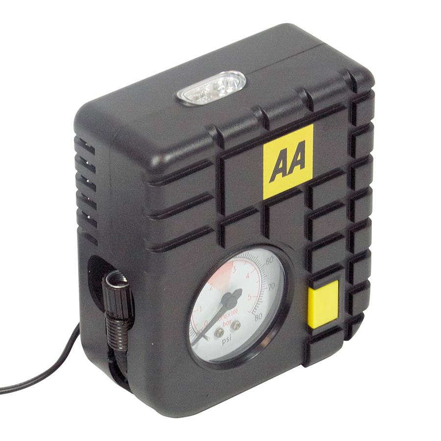 AA compact tyre Inflator 3m power Cable 