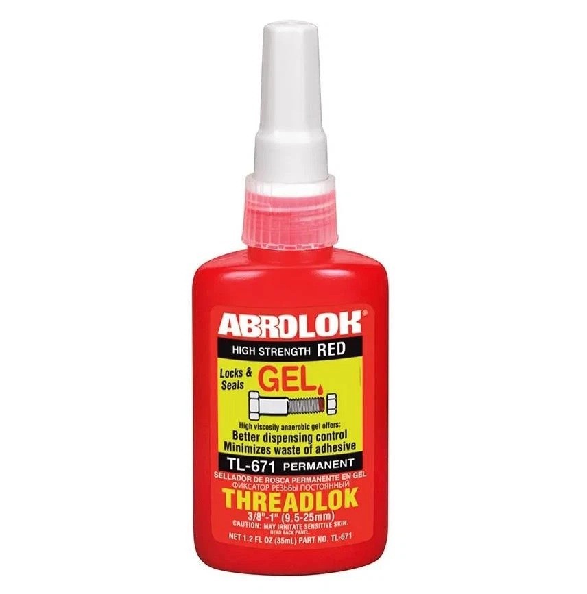 Abro TL-571 Red Threadlock 50ml Single