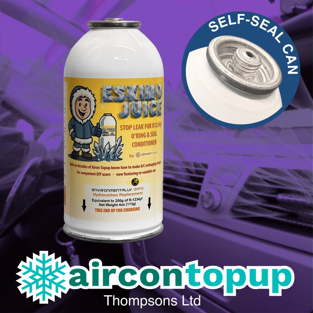 Easy DIY Car Aircon Regas R1234yf Compatible Leak Sealer