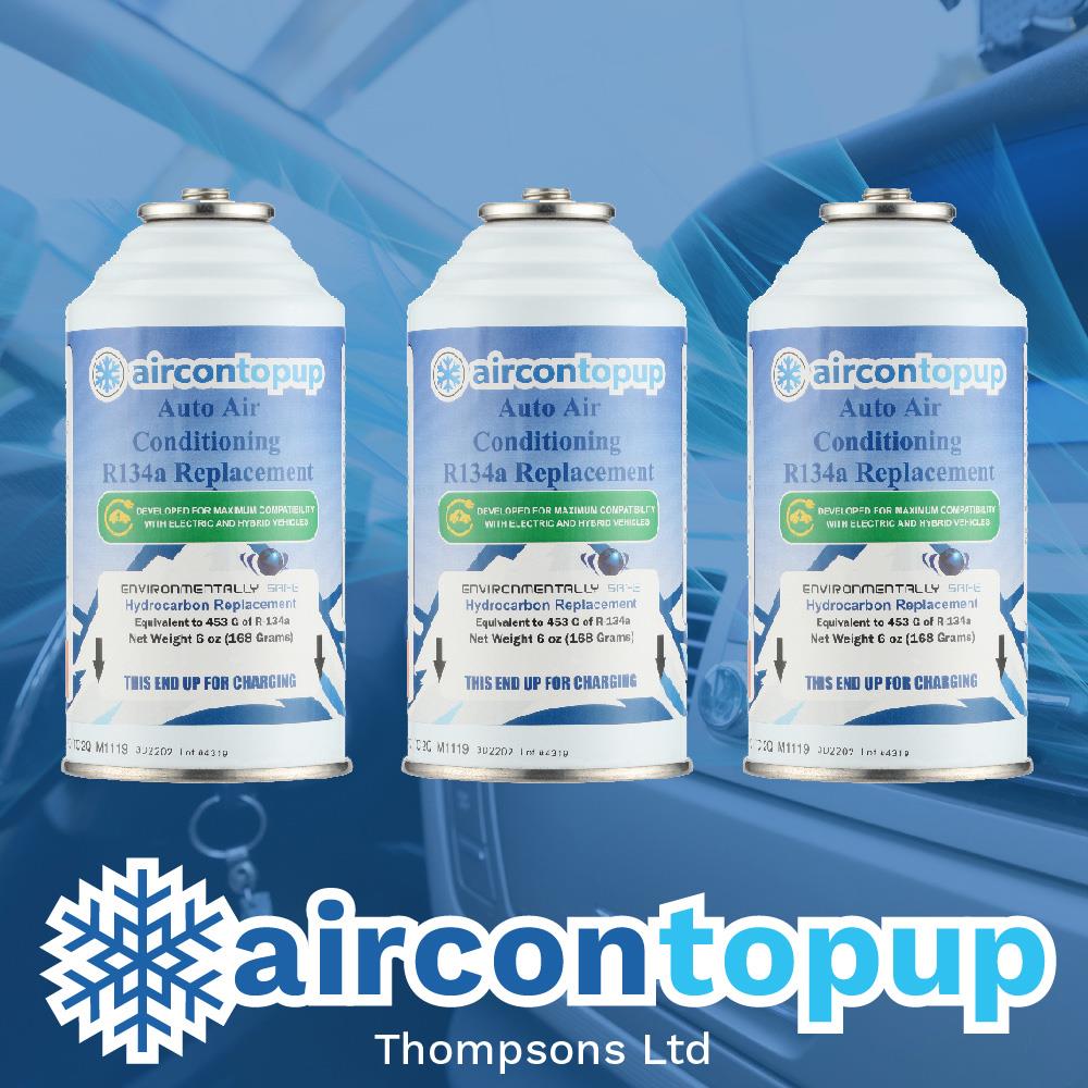 Car Aircon Regas For Hybrid/Electric Vehicles R134a Compatible Refrigerant x3