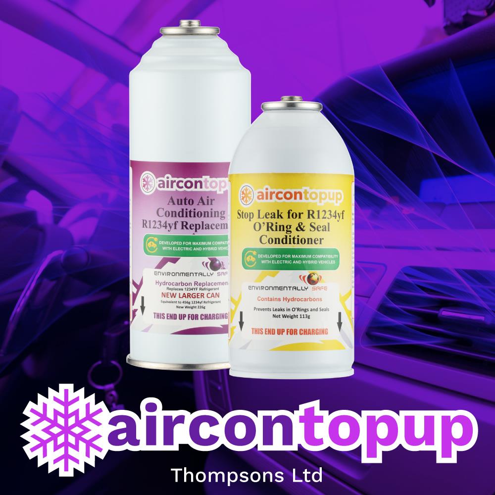Car Aircon Regas For Hybrid/Electric Vehicles R1234yf Compatible Refrigerant + Leak Sealer