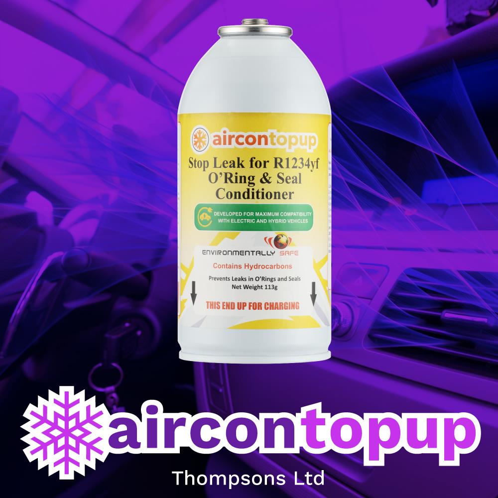 Car Aircon Regas For Hybrid/Electric Vehicles R1234yf Compatible Leak Sealer