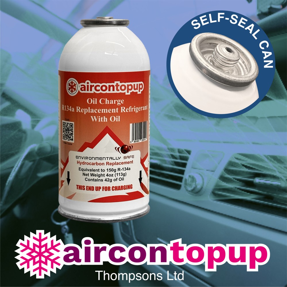 Car Aircon Regas R134a Compatible Refrigerant With Compressor Oil