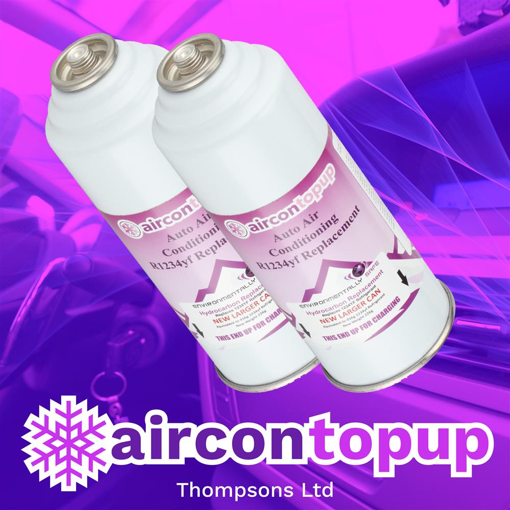 Car Aircon Regas R1234yf Compatible Refrigerant x2