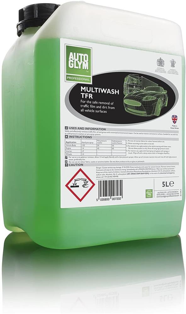 Autoglym Multiwash TFR Cleaner 65005 Car Detailing Valeting 5 Litre Single
