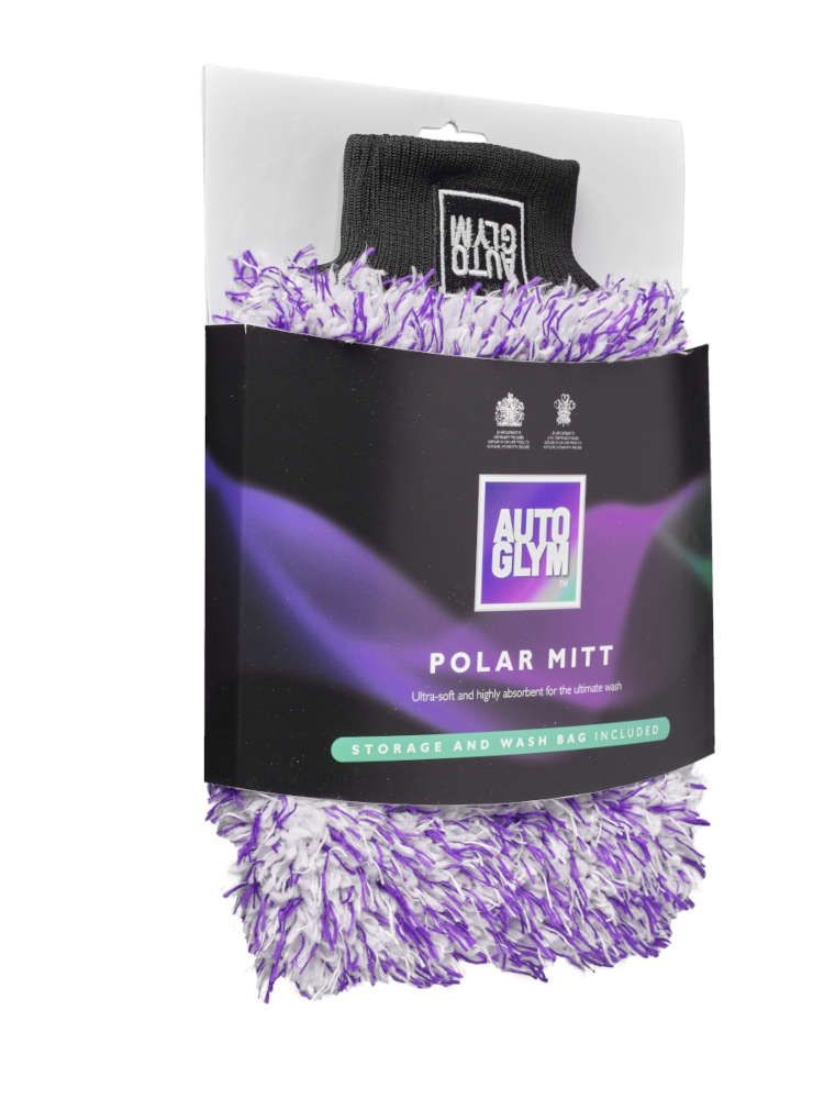 Autoglym PMITT Polar Car Wash Mitt & Wash Bag