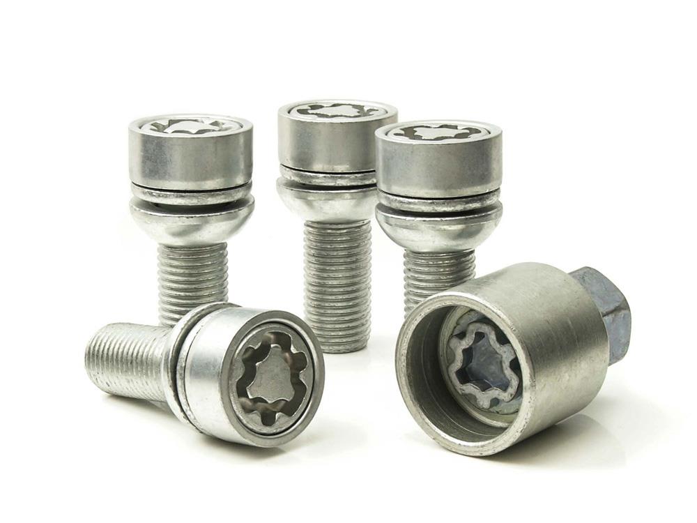 199/5 Silver Wheel Lock Bolts Porsche 911 (996,997) 1998>