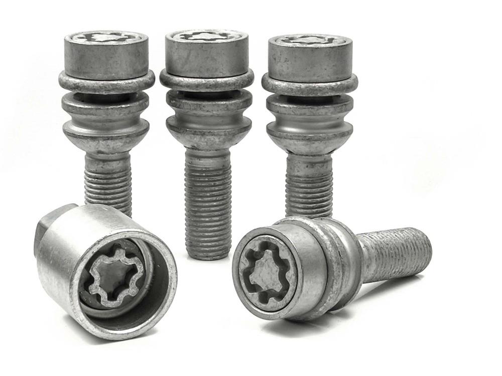 299/5 Silver Wheel Lock Bolts VW Amarok Pick-up 2010>