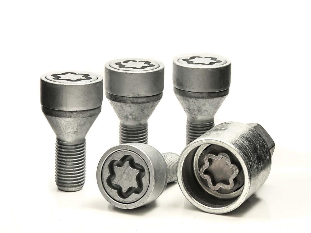 381/5 Silver Wheel Lock Bolts Alfa Romeo Alfa Sprint 1971>1983