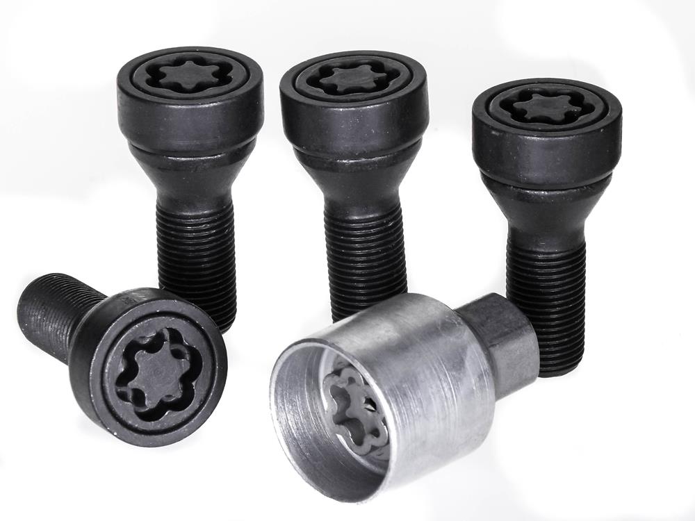 574/5-BK EVO5 MK5 Black Wheel Lock Bolts BMW X4 2014>
