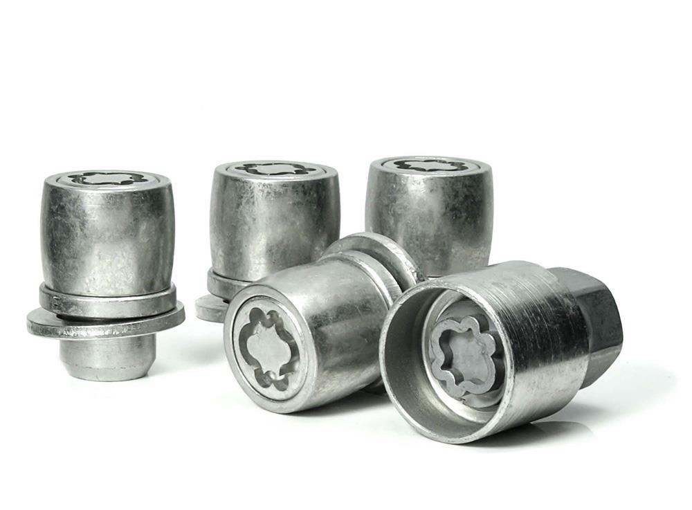 582/5 Silver Wheel Lock Nuts Citroen C-Zero 2009>