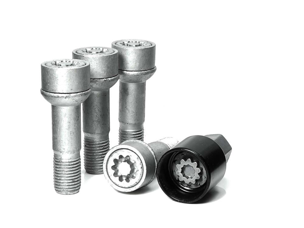 591/5 Matt Grey Wheel Lock Bolts Mercedes GLK X204 2008>2015