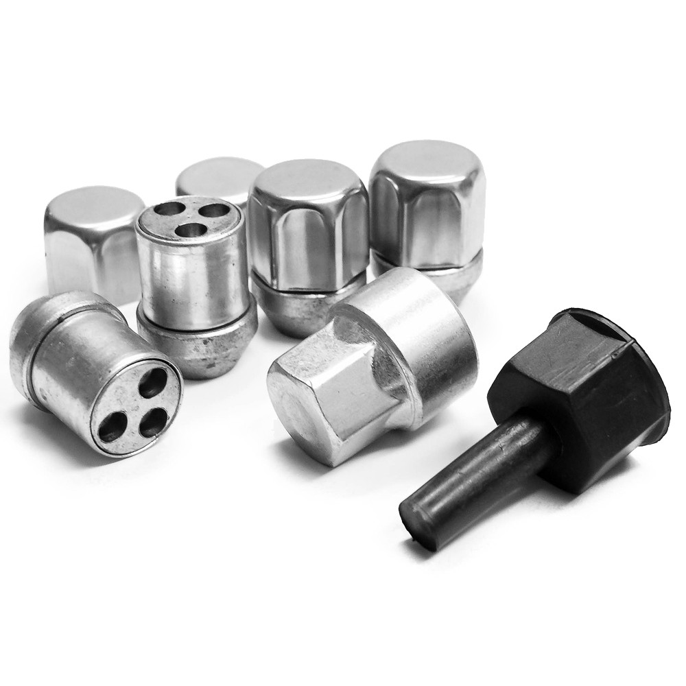 BGO Trilock Silver Wheel Lock Nuts Vauxhall Sintra 1998>2002