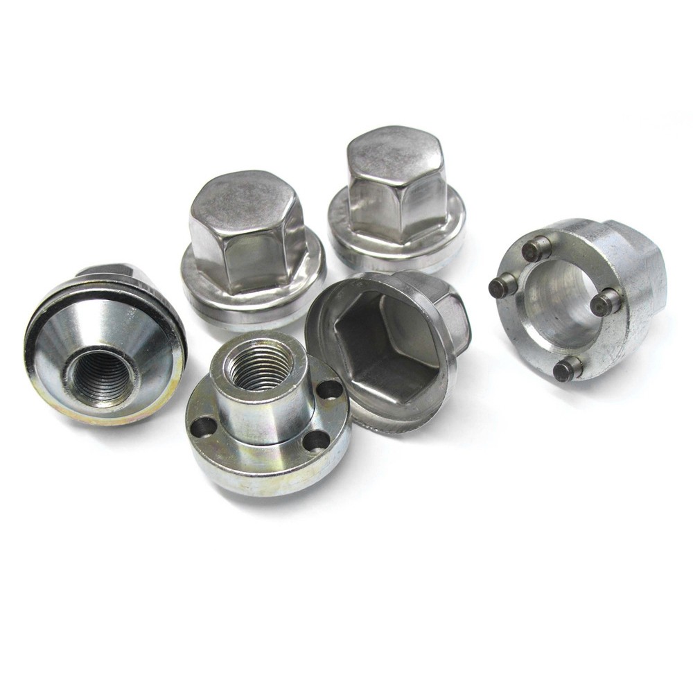 CFC Silver Wheel Lock Nuts Land Rover Series 1 & 2 1948-1961