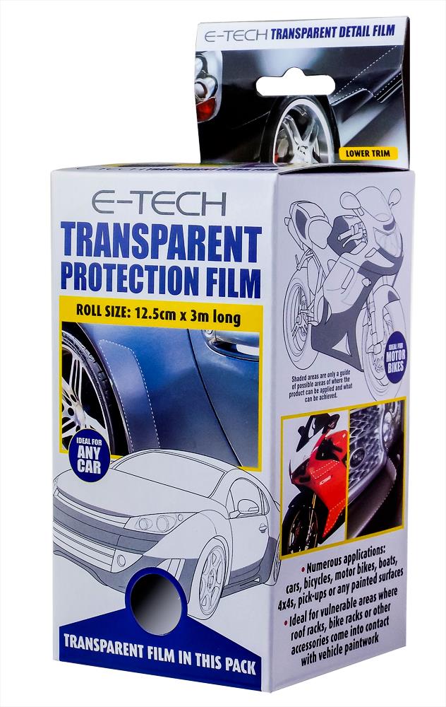 Transparent Protection Film-12.5cm(W) x 3m(L)-each