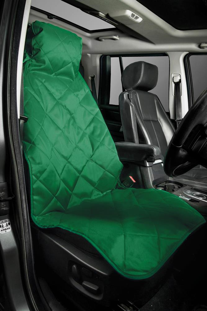 Ultro Premium Diamond Quilt Front Seat Cover-Forest Green