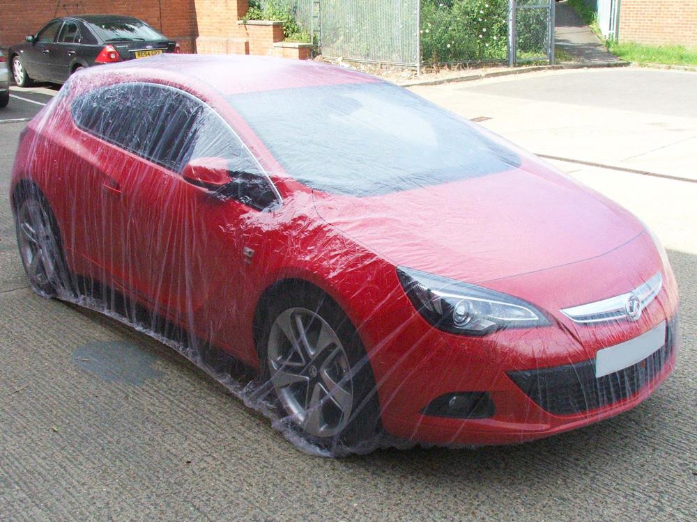 Clear Polythene Car Covers-Large Car Cover-7.5m x 4.8m