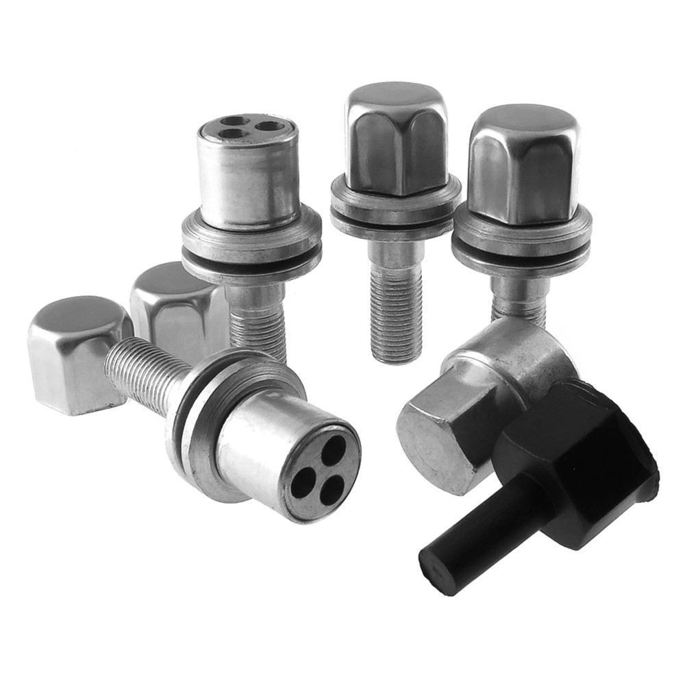 OFG Silver Wheel Lock Bolts Citroen Saxo 1996>2004 (4 bolt)