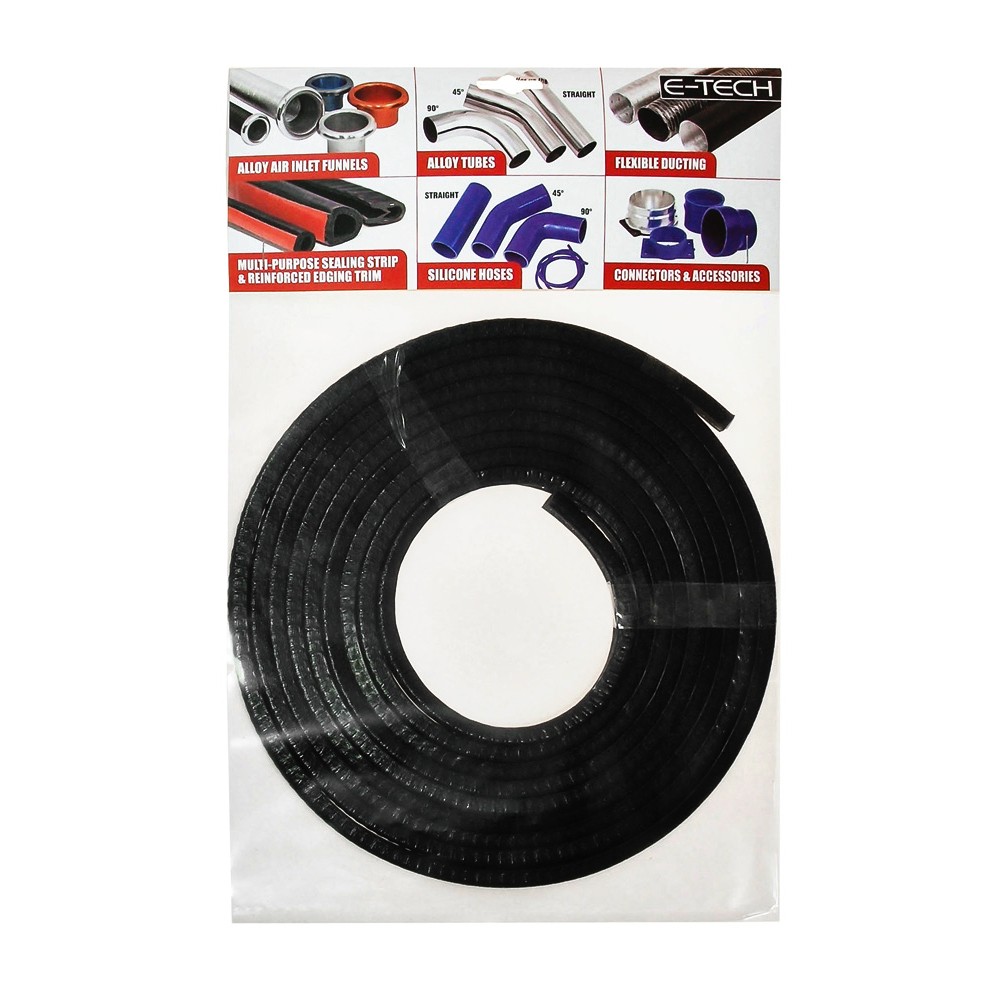 Reinforced Self-Gripping Edging Trim 6mm x 9mm Grip Range 1mm to 4mm-5m L Roll