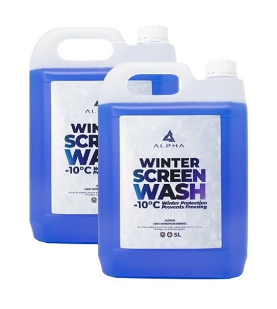 Alpha ALP502 -10c Winter Screenwash 5Ltr x2 Bottles