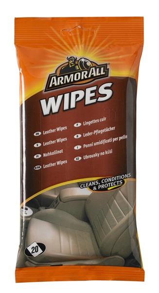 Armorall 39020ML Leather Cleaning Wipe Away Car Detailing Armorall 20 Pack