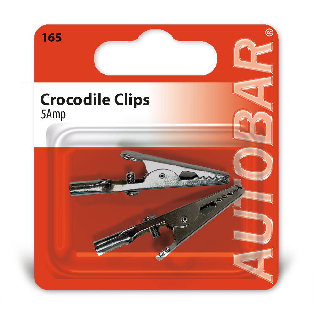 165 Autobar Crocodile Clips 5 Amp