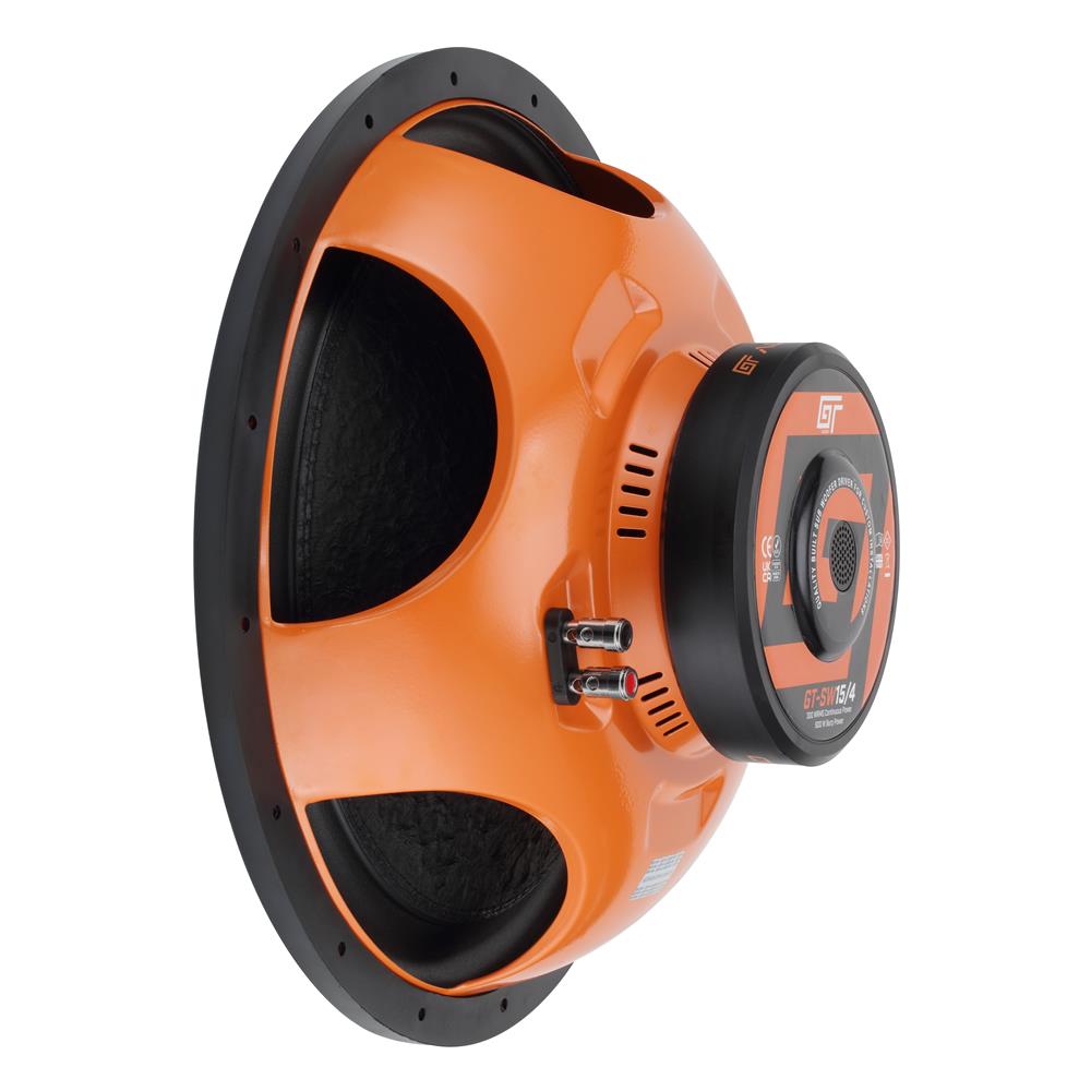 Bassface GT Audio GT-SW15/4 15'' 38cm 2x4Ohm DVC Subwoofer 300w RMS (Sealed/Ported Enclosures)