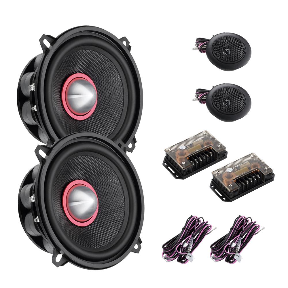 Bassface Indy CP5 5.25'' 13cm 4Ohm Component/Coaxial Midrange & Tweeter System 2x70w RMS Pair