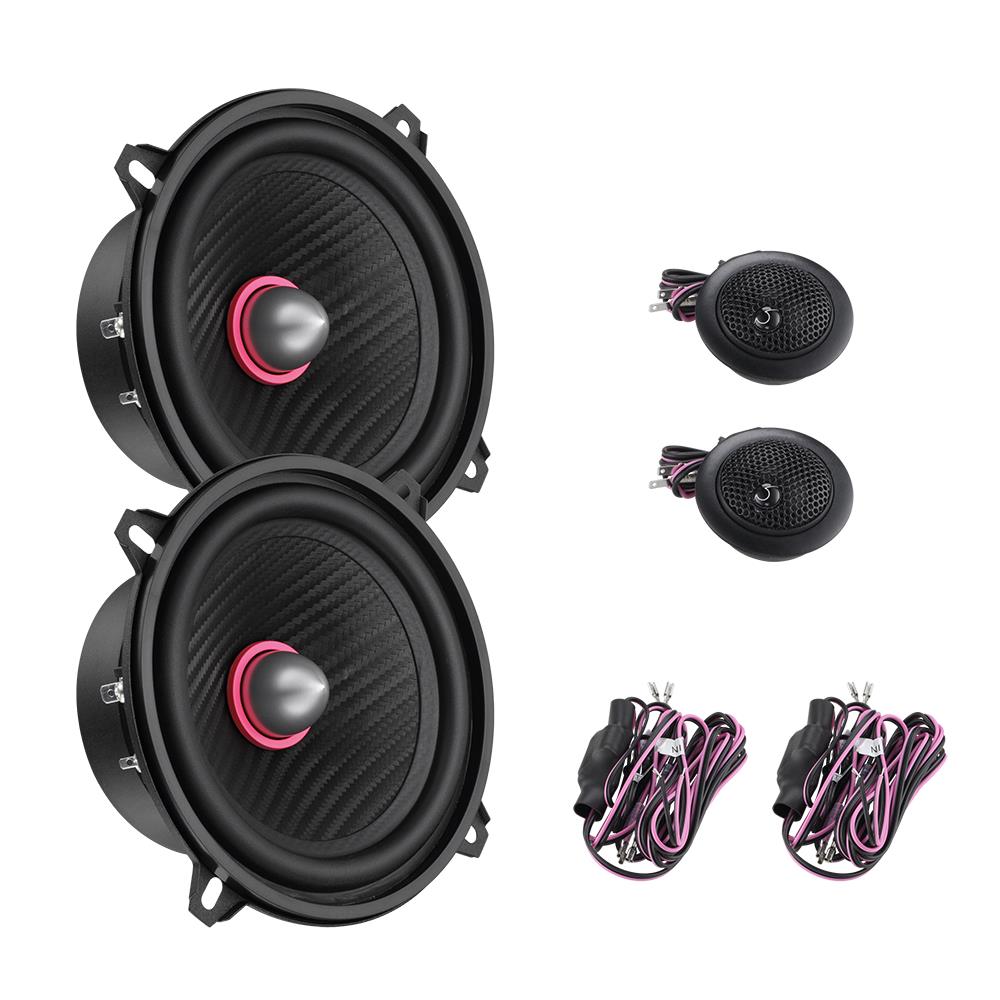 Bassface Indy CX5 5.25'' 13cm 4Ohm Component/Coaxial Midrange & Tweeter System 2x60w RMS Pair