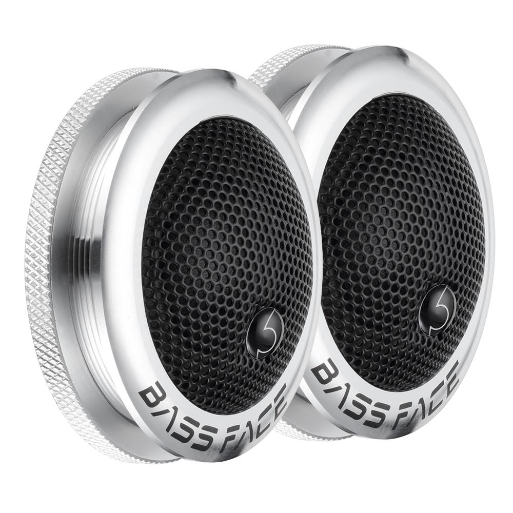 Bassface Team SQT.1 4Ohm 2x45w RMS Ultimate Sound Quality Silk Dome Tweeters (Pair)