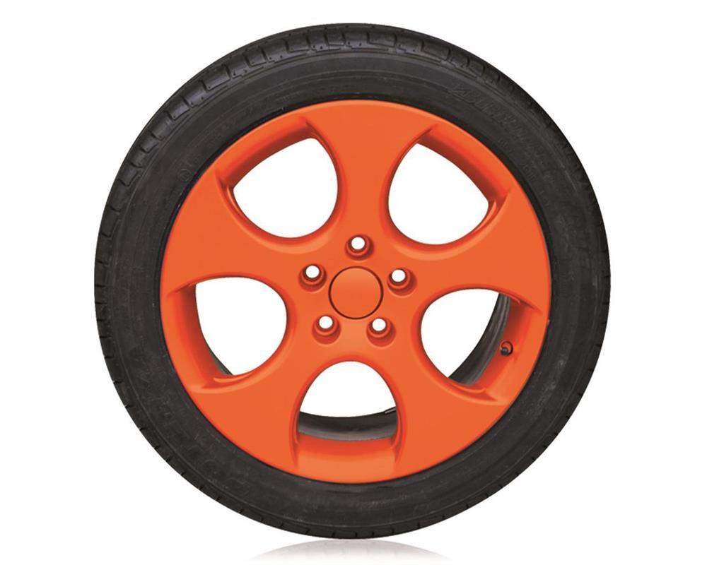 Foliatec FT2042 Alloy Wheel Car Boat Bike Spray Film Matt Orange 400ml Aerosol