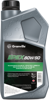 Granville 0143 Epex 80/90 Gear Oil 1 Litre Single