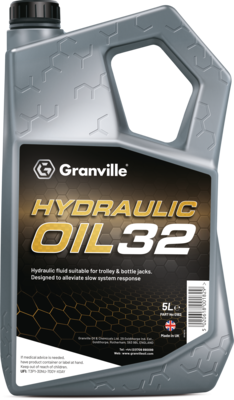 Granville 0182 Hy-Vis 32 Hydraulic Oil 5 Litre Single