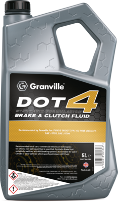 Granville 0184 Brake Fluid Dot 4 5 Litre Single