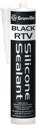 Granville 0236 Black RTV Silicone Sealant 310ml Single