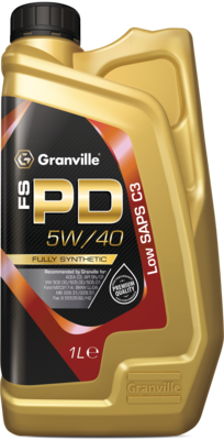 Granville 0655 FS-PD 5W/40 Full Synthetic Engine Oil 1 Litre Single