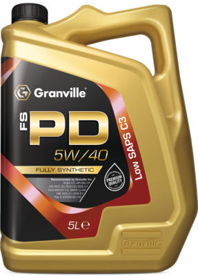 Granville 0656 FS-PD 5W/40 Full Synthetic Engine Oil 5 Litre Single