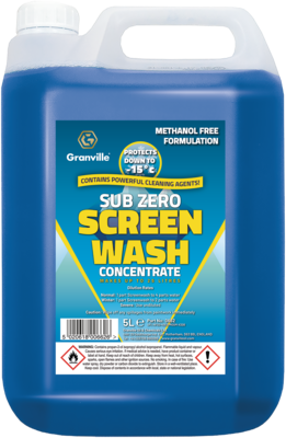 Granville 0662 Sub Zero -15 Screenwash 5 Litre Single