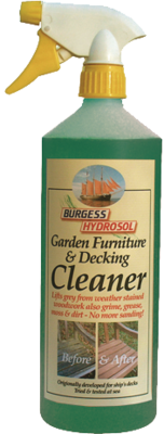 Burgess 0822 Garden Furniture & Decking Cleaner 1 Litre Trigger Spray