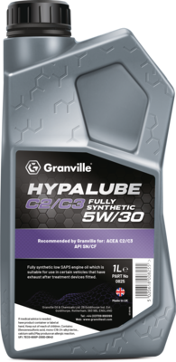 Granville 0825 Hypalube C2/C3 5W/30 Full Synthetic Engine Oil Trade 1 Litre Pack