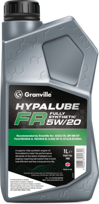 Granville 1169 Hypalube FR 5W/20 Full Synthetic Engine Oil Trade 1 Litre Pack