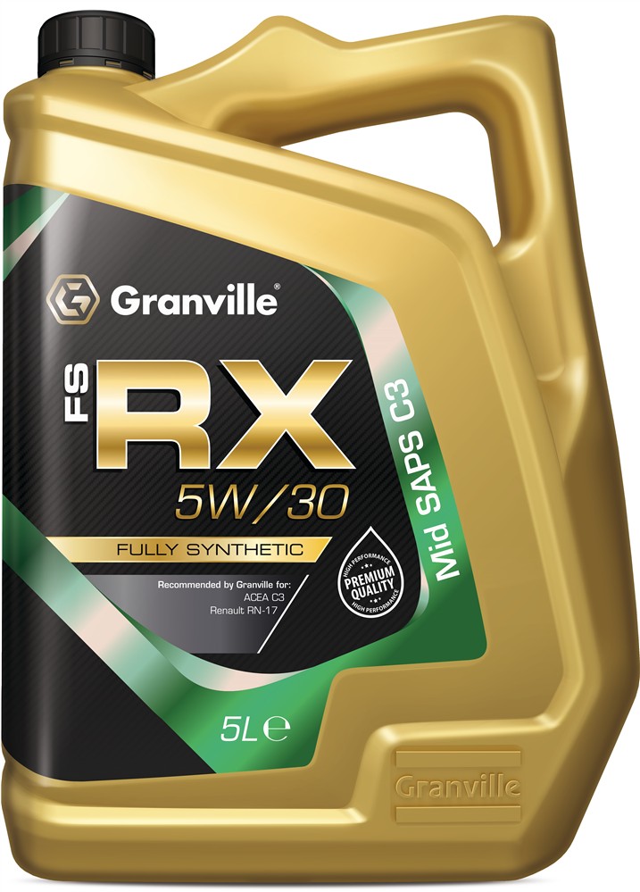 Granville 1179 FS-RX 5W/30 Full Synthetic Engine Oil 5 Litre Single