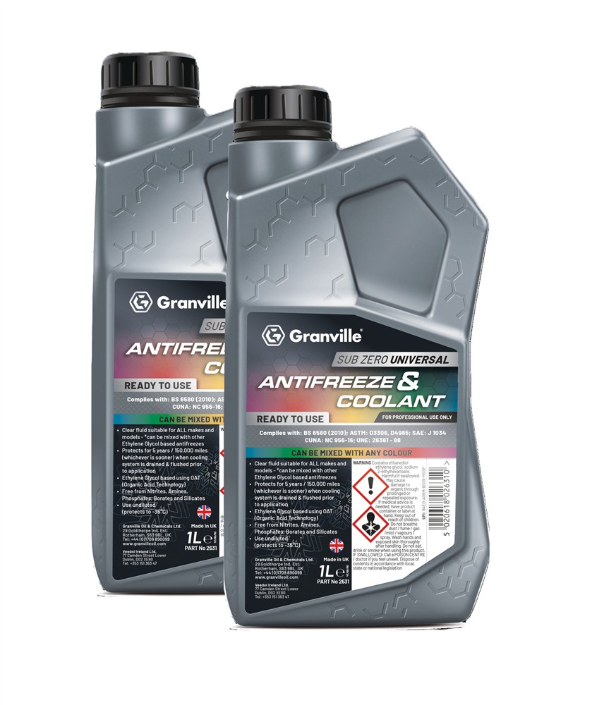 Granville 2631 Sub Zero Universal RTU Antifreeze 2x 1 Litre