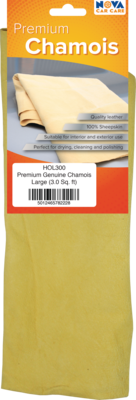Nova HOL300 Premium Genuine Chamois Leather Large Single