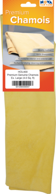 Nova HOL400 Premium Genuine Chamois Leather Extra Large Single