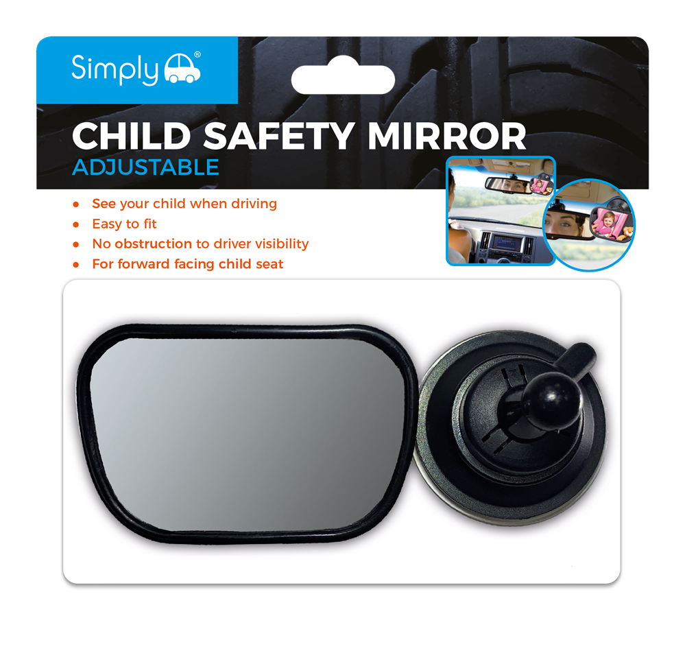 BSM01 Simply Auto Adjustable Baby Safety Suction Mirror