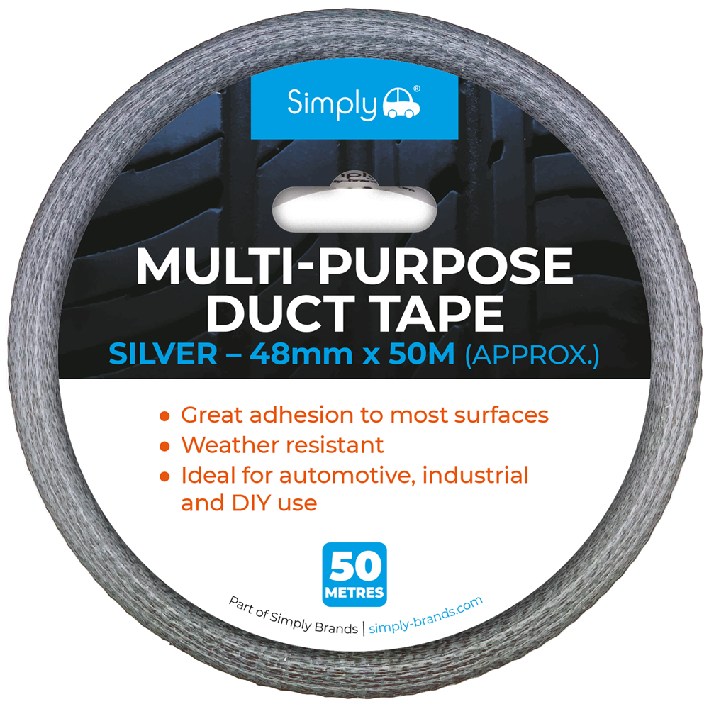 DTS5050 Simply Auto 48mm*50M Silver Duct Tape (Mt50Watsilv)