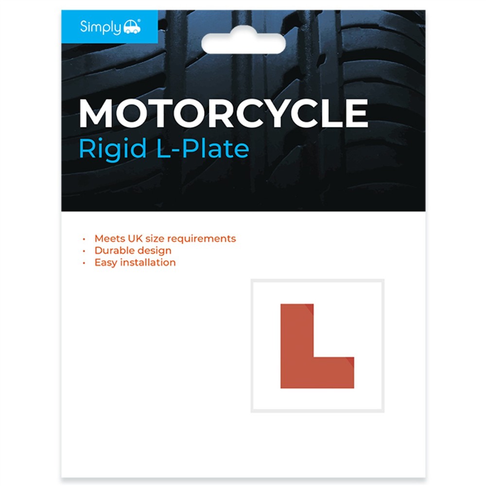 Simply MLP03 Motorbike rigid L Plate