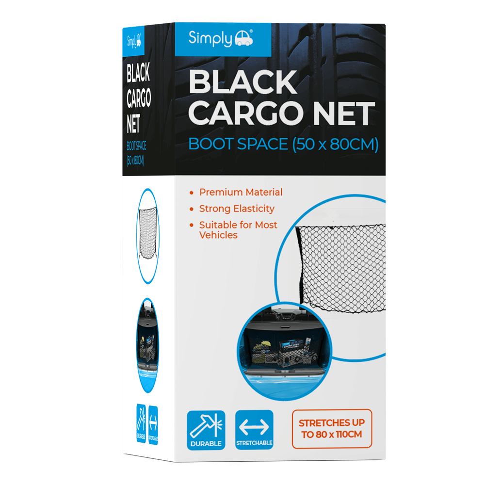 NET02 Simply Auto Large Cargo Net Black