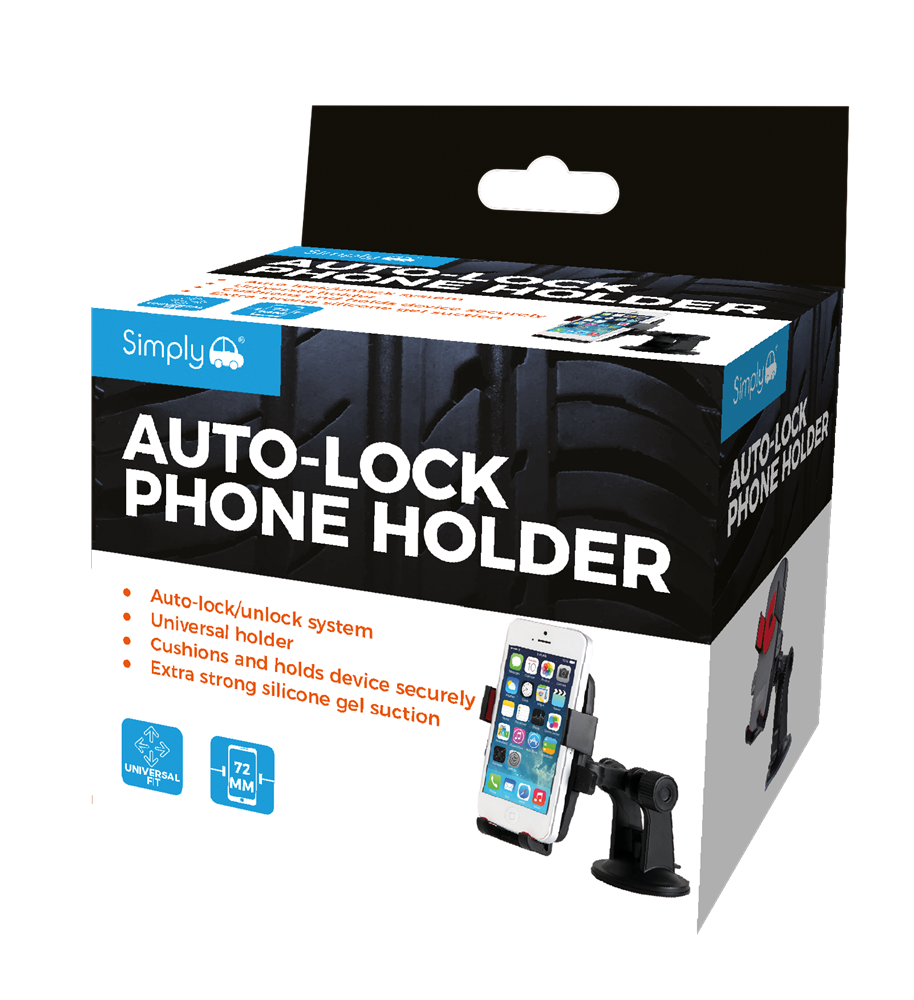 PH001 Simply Auto One Touch Universal Phone Holder